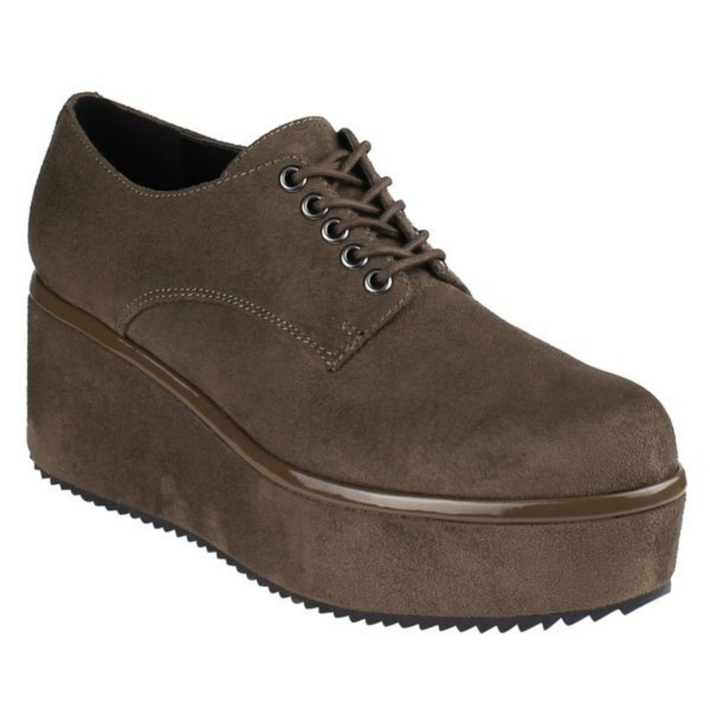 BESTON LACE-UP PLATFORM WEDGE SHOE 🆕